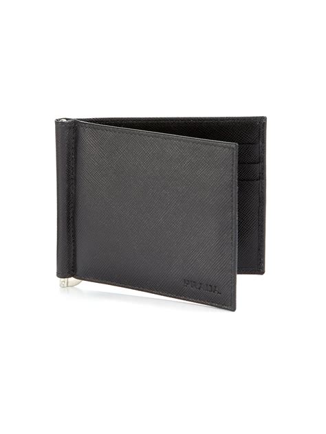 prada mens money clip|Prada Men's Saffiano Leather Card Case with Money Clip.